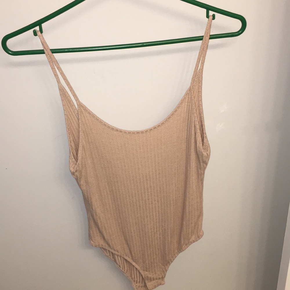 Low-back spaghetti tank- bodysuit